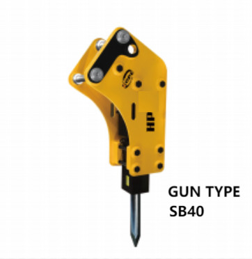 Ứng dụng loại súng đá Excavator Hydraulic Breaker hợp kim thép SB 40 0,8-2,5 tấn cho máy đào Doosan, SANY