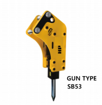 Loại vũ khí áp dụng cho thợ đào đá thợ phá thủy lực hợp kim thép SB 53 2-3.5 tấn cho thợ đào SANY, XCMG và DOOSAN