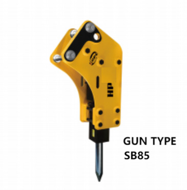 TYPE GUN áp dụng ROCK EXCAVATOR HYDRAULIC BREAKER ALLOY STEEL SB 85 7-14 tấn cho máy đào SANY, XCMG,LONKING,DOOSAN